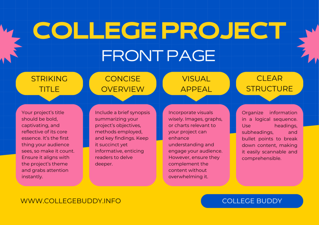 College project front page