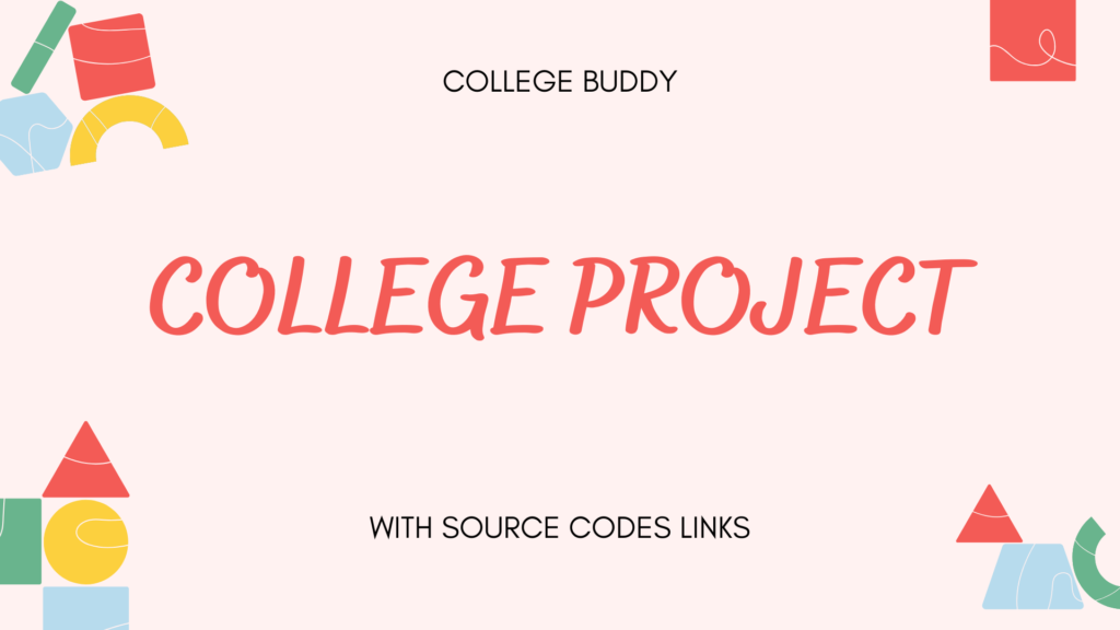 college project with source codes links