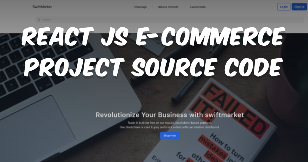 React JS e-commerce project Source Code